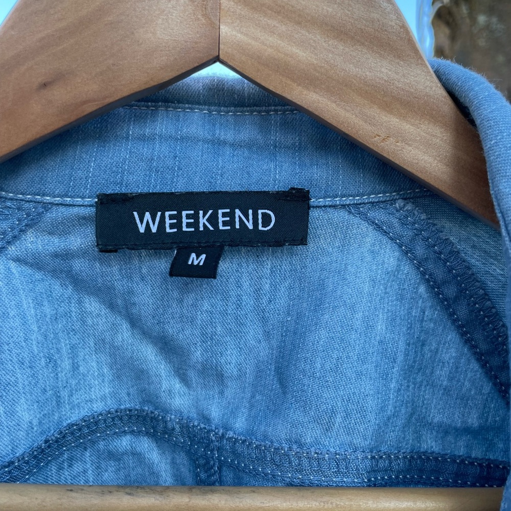 Weekend denim wrap top - Picture 6 of 7